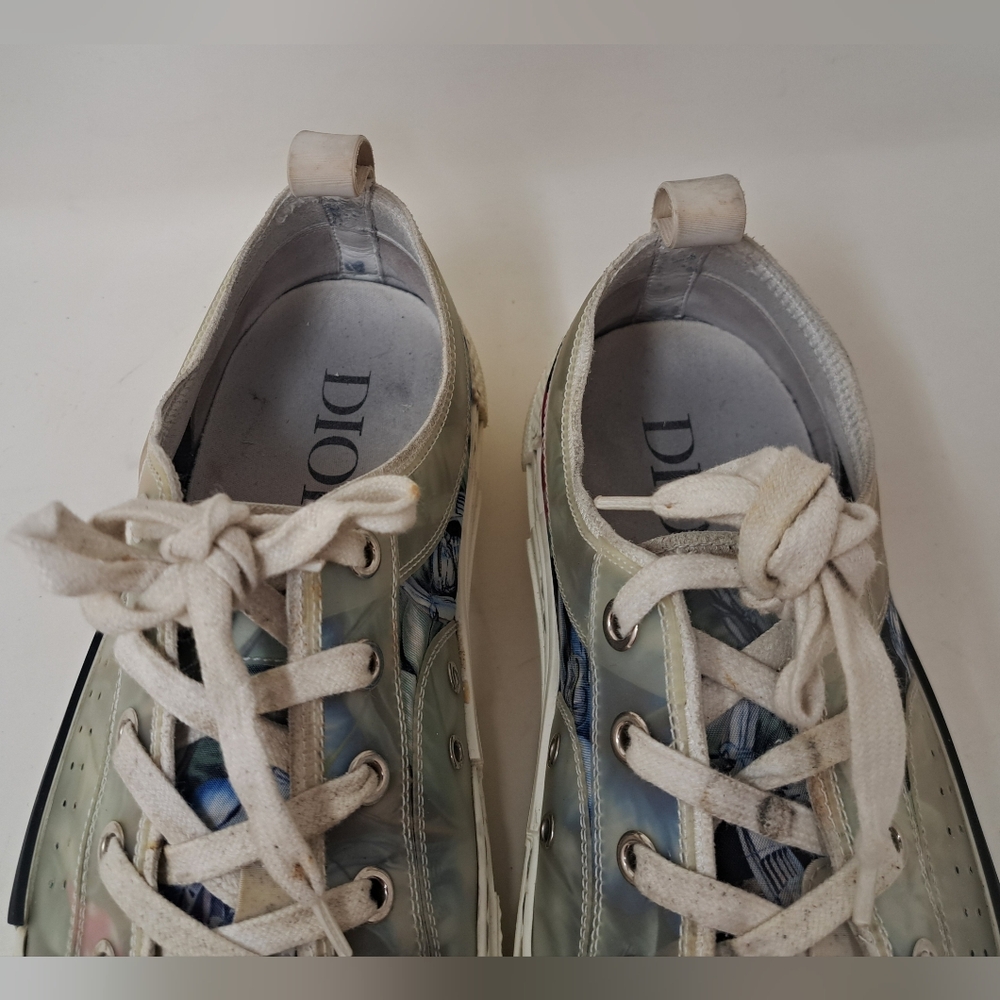 Dior x Sorayama Men's B23 Robot Floral Sneaker Shoes Lace Ups Size 8 US 41 EU - Picture 10 of 16